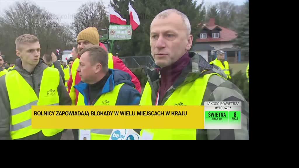 Protesty rolników w Poznaniu
