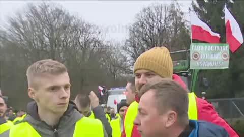 Protesty rolników w Poznaniu