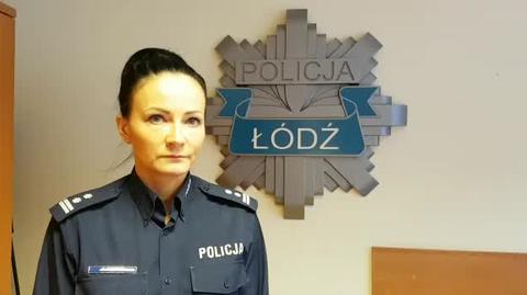 Joanna Kącka, oficer prasowy Komendy Wojewódzkiej Policji w Łodzi o zatrzymaniu podejrzanych