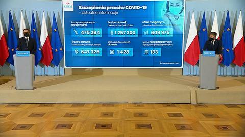 Dworczyk: zaszczepionych przeciwko COVID-19 zostało w Polsce ponad 475 tysięcy osób