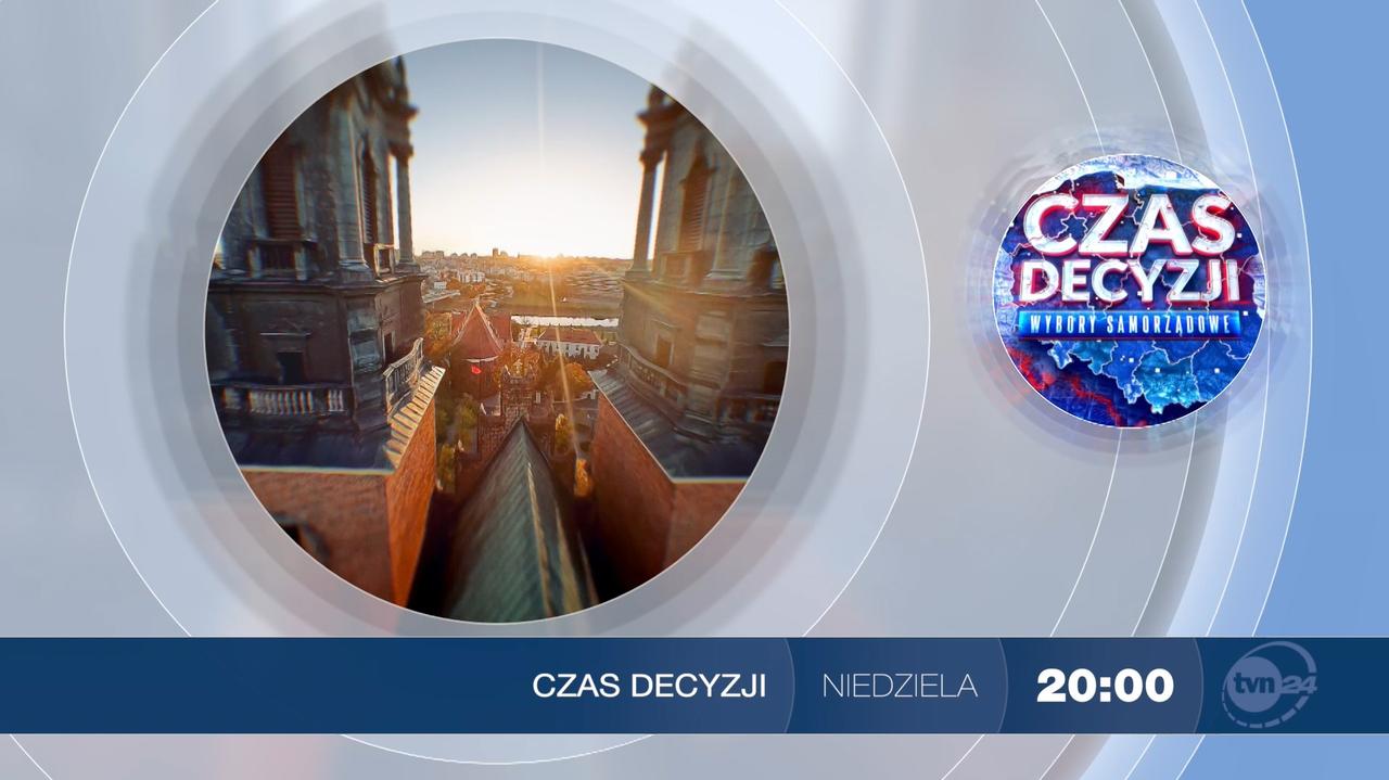 Wybory samorządowe 2024. Wieczór Wyborczy w TVN24 o godzinie 20