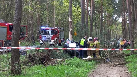 Silno. W wypadku zginął kierowca