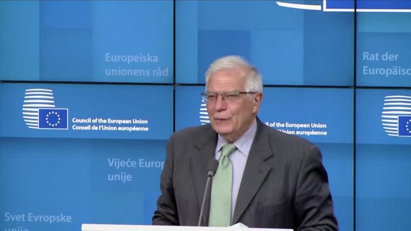 Borrell: zgodziliśmy się, aby rozszerzyć zakres sankcji wobec Białorusi