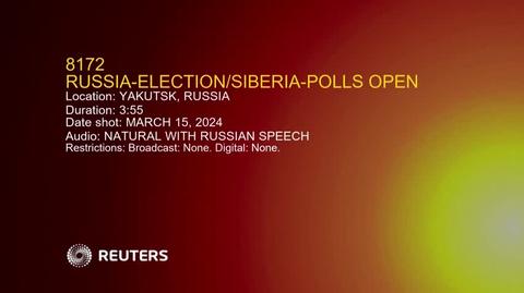 Wybory prezydenckie w Rosji. Mieszkańcy Jakucji ruszyli do urn  