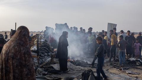 Izraelski atak na Rafah. "Zginęły dzieci. Co to za sumienie, które na pozwala?"