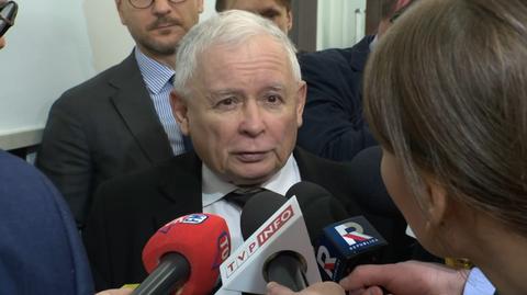 Prezes PiS w Sejmie o "spontanicznych akcjach" i "ciężkim kryzysie"