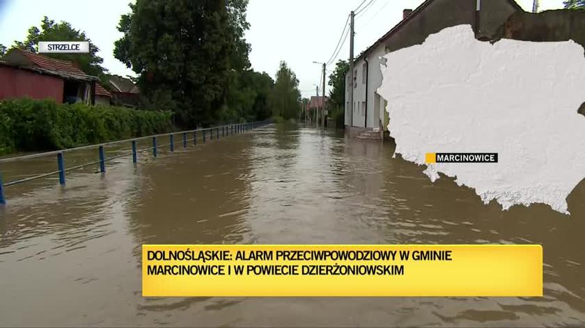 Dolny Śląsk. Alarm przeciwpowodziowy w gminie Marcinowice