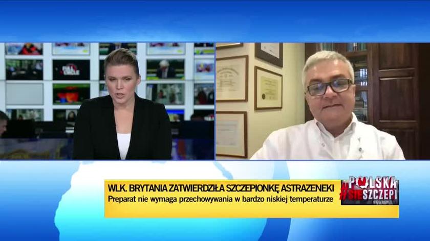 Prof. Andrzej Fal o różnicy między szczepionkami przeciwko COVID-19 firm Pfizera i BioNTech oraz AstraZeneca