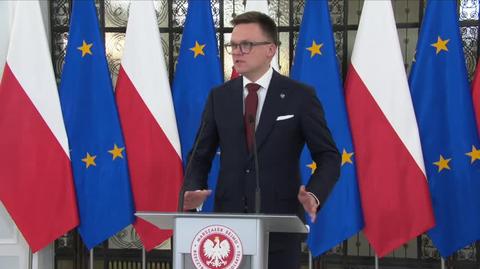 Hołownia: po raz pierwszy odkąd obowiązuje konstytucja z 1997 roku, to Sejm staje się tym, który wyznacza premiera i premiera powołuje