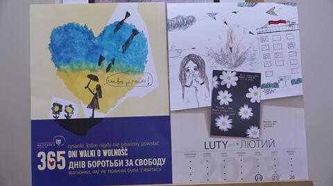 Koszalińskie stowarzyszenie wydało kalendarz z rysunkami ukraińskich dzieci