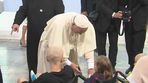 Papież Franciszek pobłogosławił chore dzieci