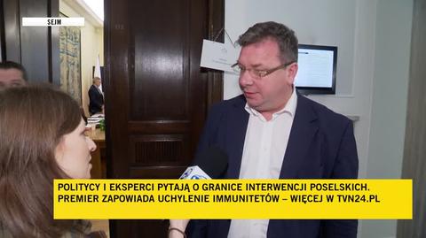 Wójcik o politykach w TVP: mamy prawo do tego, żeby w instytucjach publicznych się pojawiać 