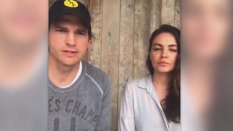 Mila Kunis i Aston Kutcher organizują zbiórkę dla obywateli Ukrainy