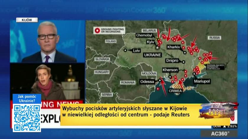 Relacja reporterki CNN na temat sytuacji w Kijowie