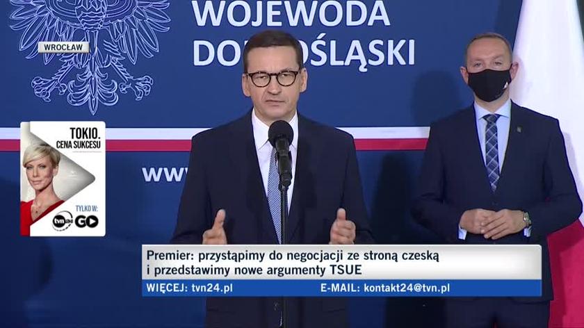 Premier: niestety doszło do sporu, zagonienia sytuacji między Polską a Czechami, jakiego dawno nie było