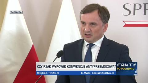 Ziobro: w konwencji znajdują się zapisy o charakterze ideologicznym