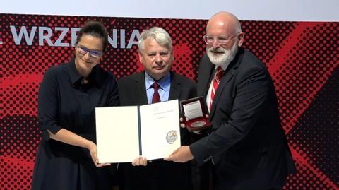 W Gdańsku rozdano Medale Wdzięczności. Nagrodzony między innymi wiceprzewodniczący KE Frans Timmermans