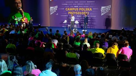 Tusk i Trzaskowski na jednej scenie. Debata na zwieńczenie Campusu Polska Przyszłości