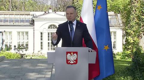 Prezydent: Unia Europejska to zbiór państw, pewna umowa, przyjaźń i współdziałanie, ale to także i konkurencja (wypowiedź z 1 maja)