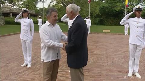 Wiceprezydent USA spotkał się z prezydentem Kolumbii