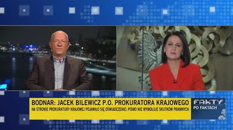 Ćwiąkalski: Bilewicz należał do tej grupy prokuratorów, która była "tępiona" przez poprzednią władzę