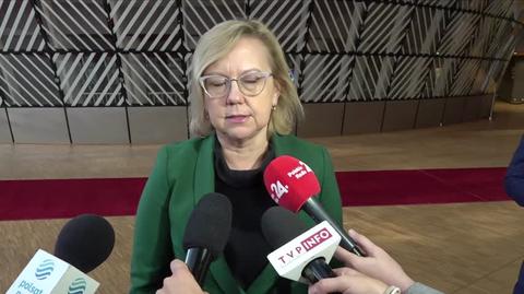 Anna Moskwa przed nadzwyczajnym posiedzeniem unijnych ministrów odpowiedzialnych za energetykę 