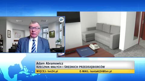 Adam Abramowicz o rozszerzeniu pomocy dla firm