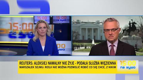 Nawalny nie żyje. Relacja reportera "Faktów" TVN Marcina Wrony z Waszyngtonu 