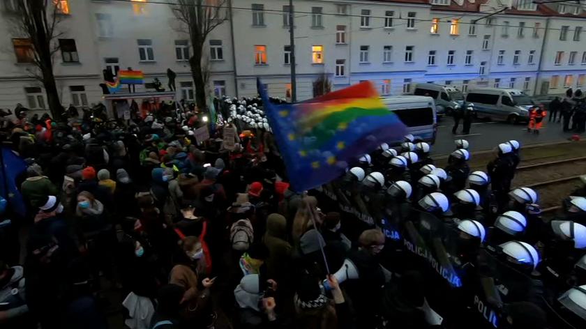 Uczestnicy protestu rozeszli się z ulicy Mickiewicza