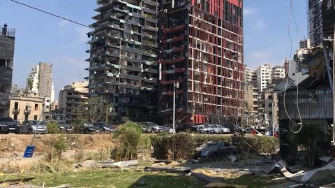 Silna eksplozja w Bejrucie 