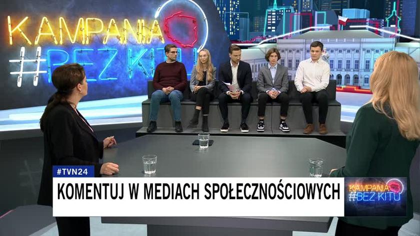 Paweł Stolarczyk (Generation 2050) asks a question to Agnieszka Ścigaj (Polish Affairs)