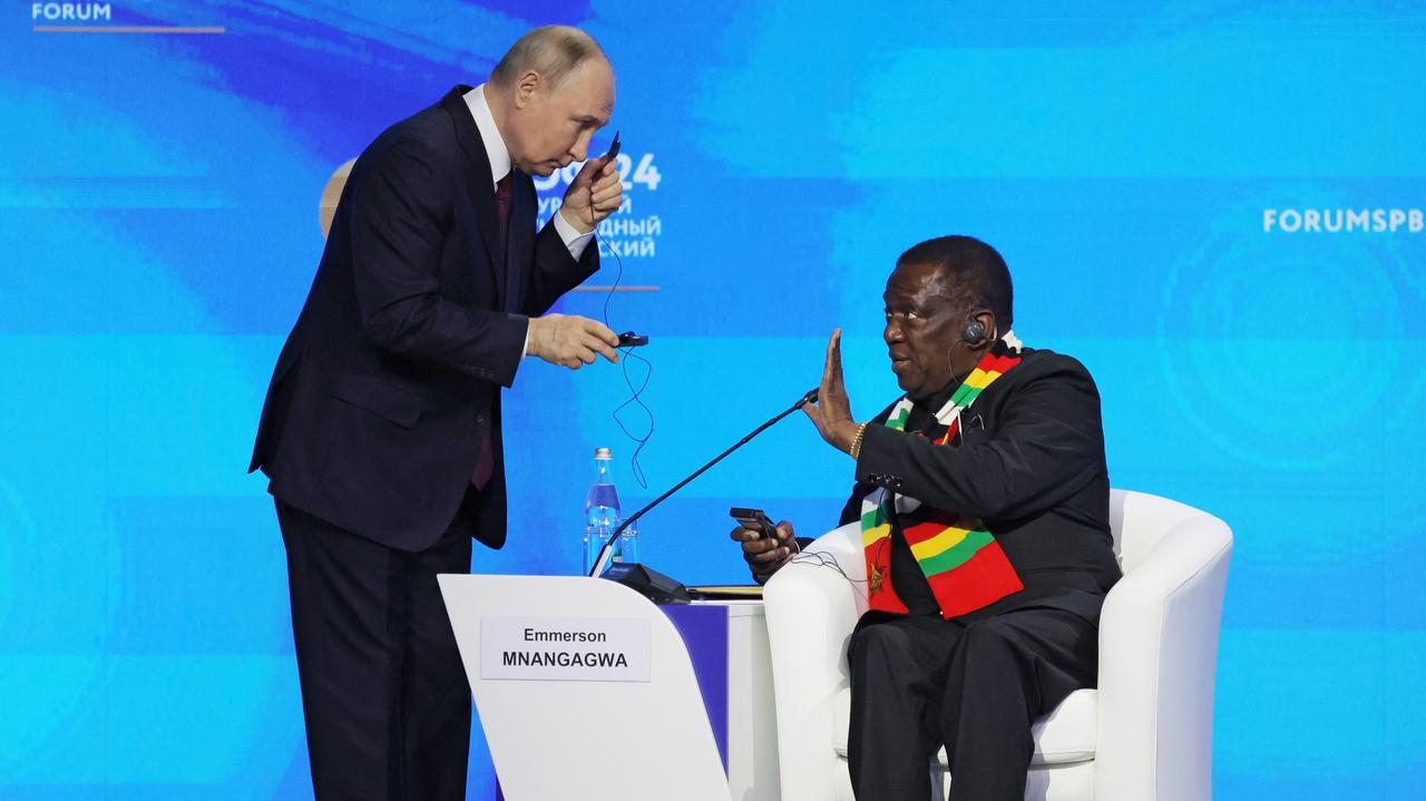 The President of Zimbabwe asked his “brother” Putin for help