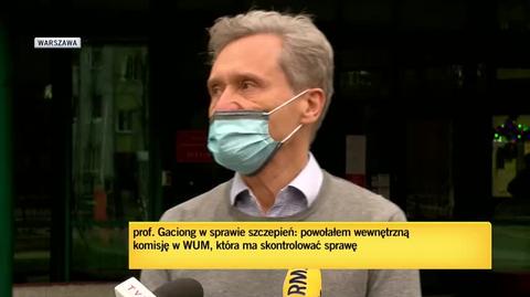 Profesor Zbigniew Gaciong o szczepieniach