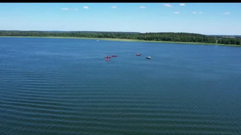 Na jeziorze Tałty prowadzona była akcja wydobycia łodzi, w której zginęła ośmioletnia dziewczynka