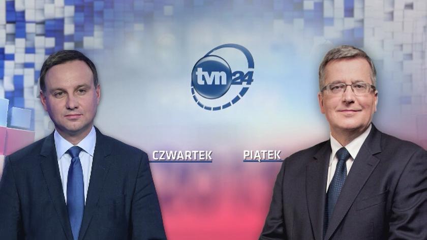 Debaty prezydenckie w TVN24