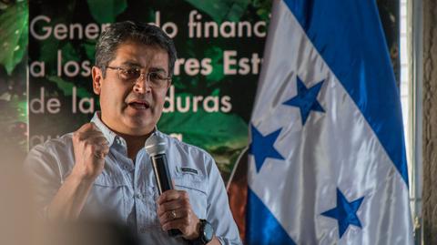 Były prezydent Hondurasu Juan Orlando Hernandez skazany za handel narkotykami