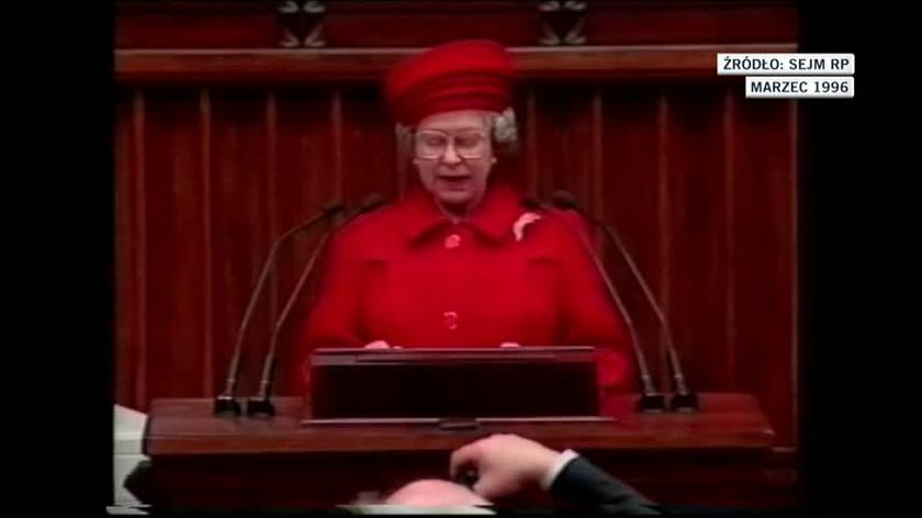 Całe przemówienie królowej Elżbiety II w polskim Sejmie (26 marca 1996 roku)