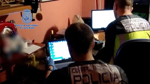 Hiszpańska policja rozbiła siatkę dystrybutorów filmów pedofilskich