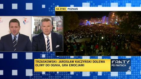 Trzaskowski: Jarosław Kaczyński po prostu wiedzie partię rządzącą na ścianę