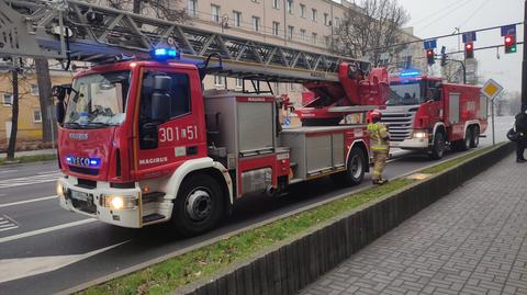 Lublin. W centrum hadlowych wybuchł pożar. Gdy na miejscu pojawili się strażacy, trwała już ewakuacja