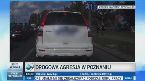 Drogowa agresja w Poznaniu