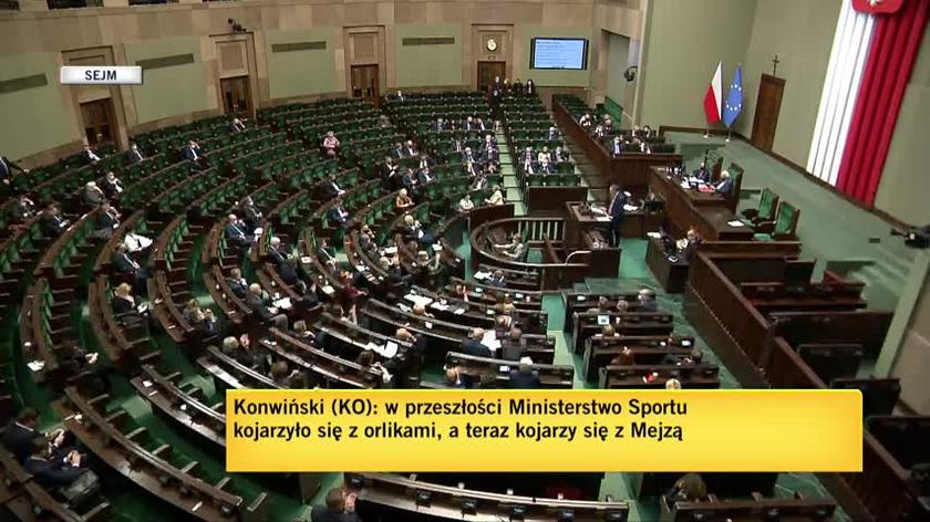 Konwiński podczas debaty nad wnioskiem o odwołanie ministra Bortniczuka