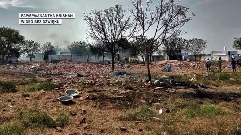 W Indiach doszło do eksplozji w fabryce petard