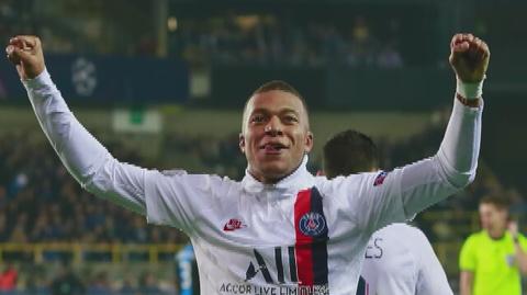 Kylian Mbappe ustrzelił pierwszego hat-tricka w Lidze Mistrzów