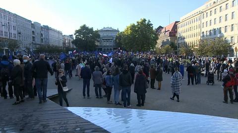 Prounijna manifestacja w Poznaniu