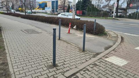 Dziecko prawie nie uderzyło w słupek na ścieżce rowerowej we Wrocławiu