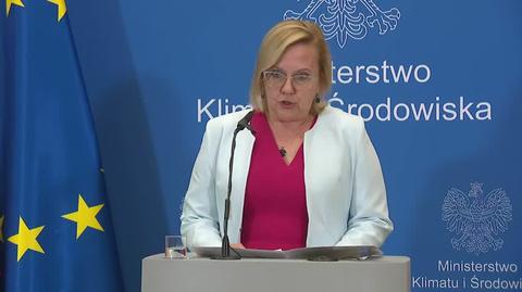 Minister klimatu Anna Moskwa o propozycji KE dotyczącej gazu