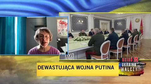 Dyrektorka Telewizji Biełsat o tym, co dla Łukaszenki oznaczałoby zaangażowanie w wojnę