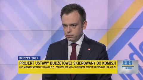 Domański: inflacja w Polsce w pierwszej połowie 2024 r. będzie powoli obniżać się, później delikatnie wzrośnie