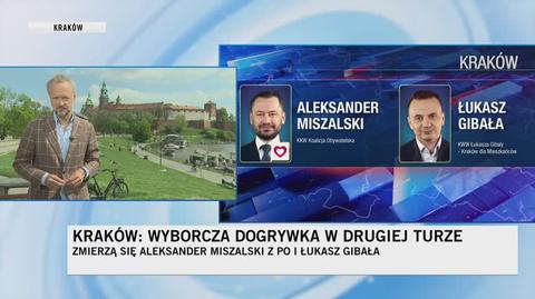 Kraków. Walka o prezydencki fotel między Aleksandrem Miszalskim a Łukaszem Gibałą